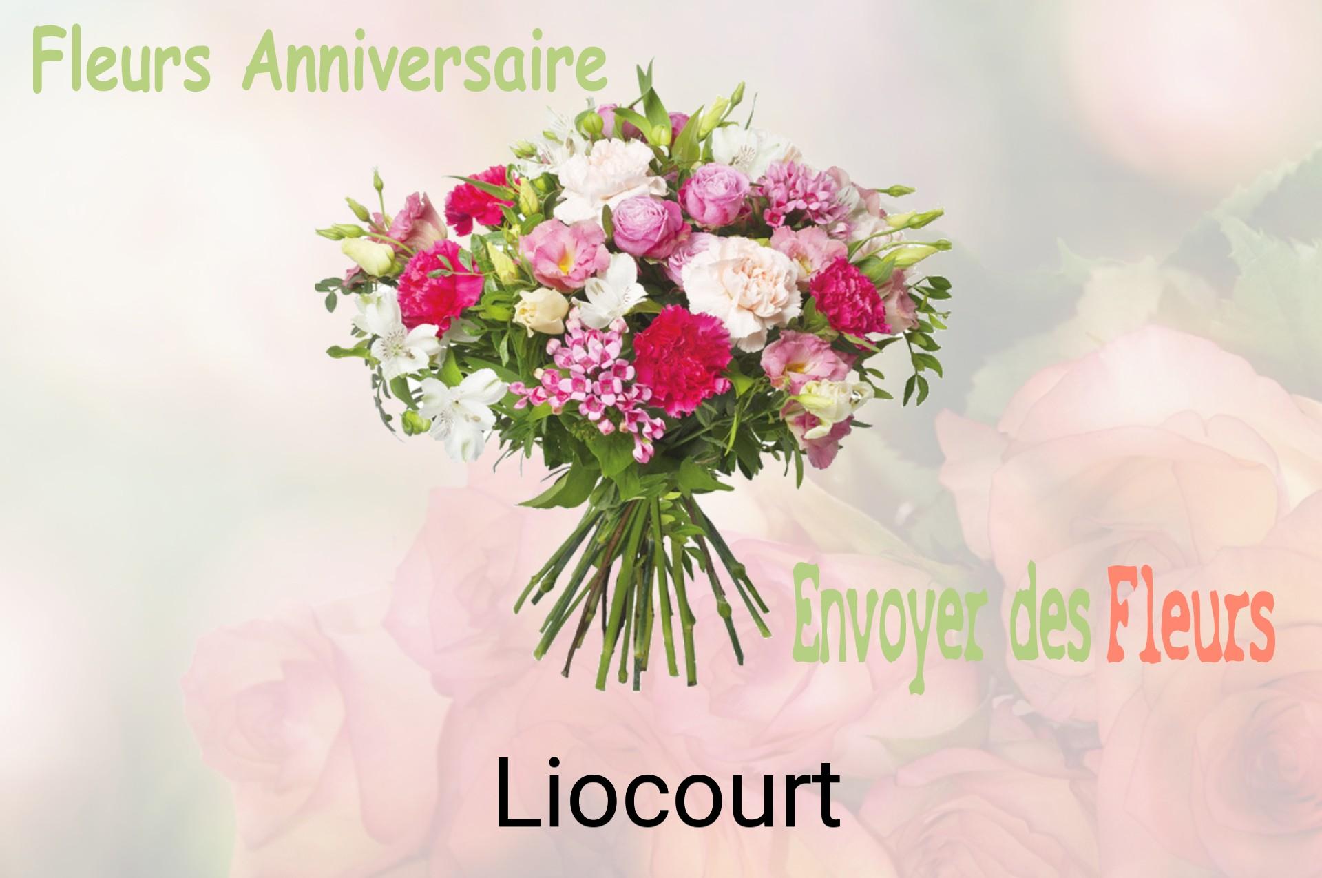 Bouquet de fleurs d’anniversaire livré à Liocourt