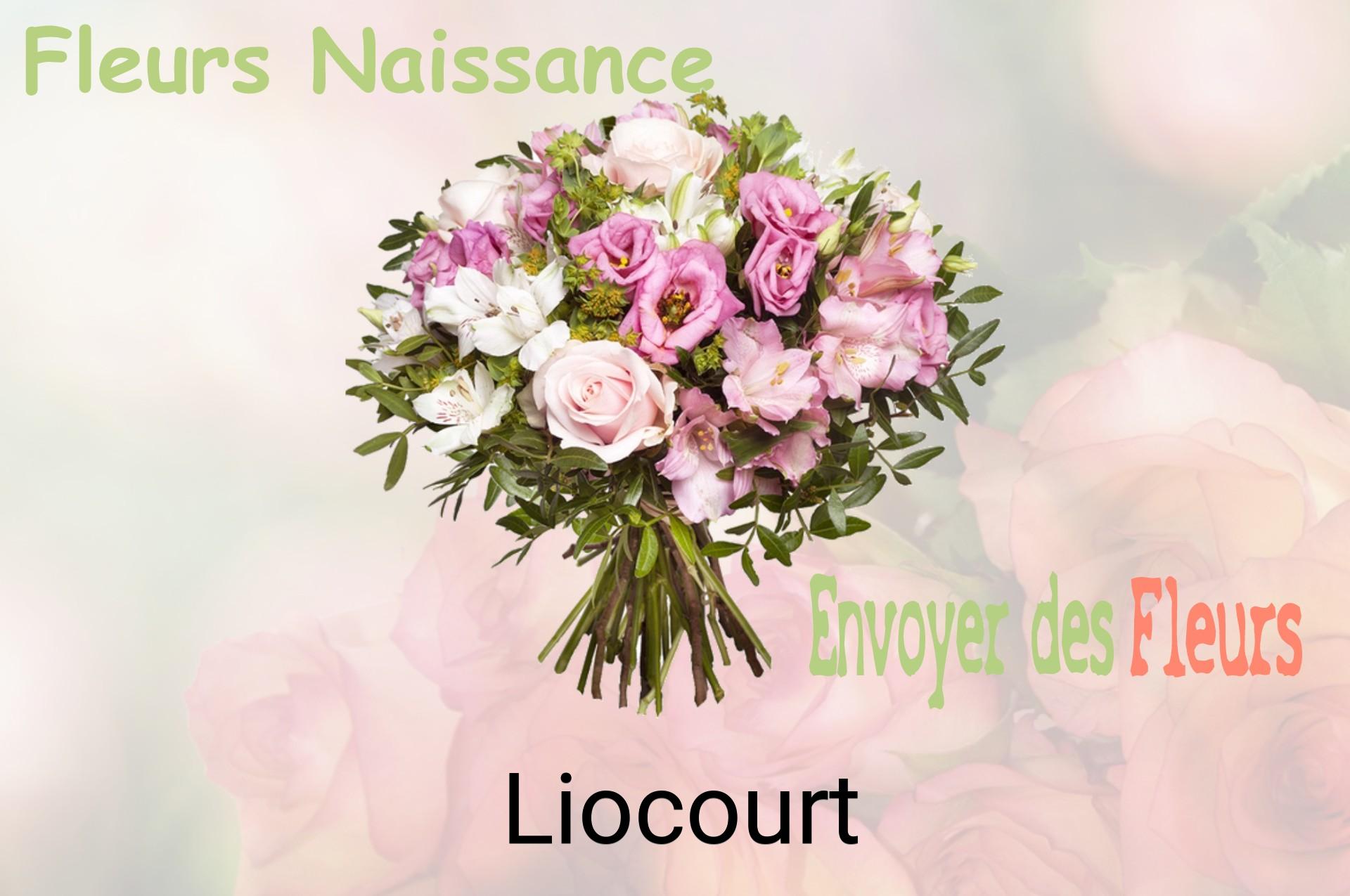Bouquet de fleurs de naissance livré à Liocourt